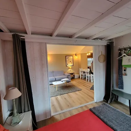 샬레 Maison 47m2 Climatise, Piscine,linge Fourni 구장메스트라