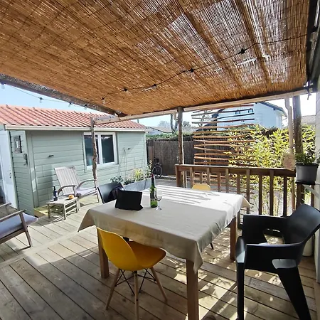 Maison 47m2 Climatise, Piscine,linge Fourni 샬레 구장메스트라
